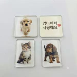 아크릴 자석 마그넷 만들기 키트 5개입 (2사이즈)자석만들기 마그넷만들기