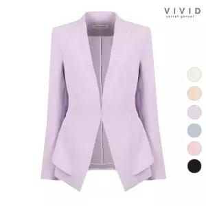 비비드시크릿가너 VIVID 여성i 파스텔칼라 노카라 정장자켓1416464