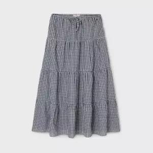 후아유 Check Long Tiered Skirt WHWHG2441F