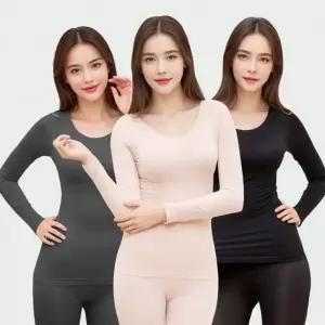 내복 상하의세트 여성 경량 내의 슬림발열내의 기모 내복