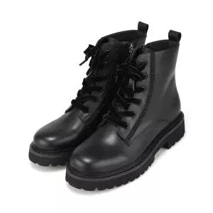 바바라슈즈 소프트 소가죽 4CM 베이직 워커부츠 BBJ813 BK