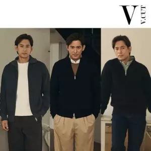 [인기 신상!] 브이컷 26FW  남성 하찌 니트 집업 3종