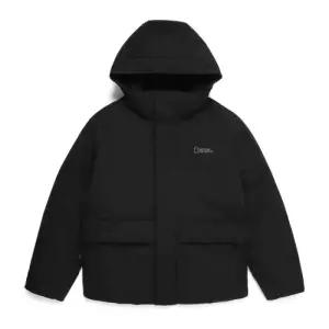 [국내백화점 매장정품] 내셔널지오그래픽 N254UDW081 노사시 후드 탈부착 다운 BLACK N254UDW081099