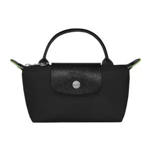 롱샴 르 플리아쥬 그린 핸들 파우치 토트백 ( 스트랩+이너백 포)함