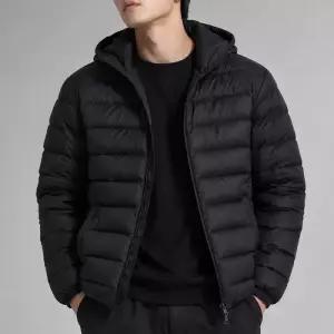 남성 데일리 후드 경량 패딩 점퍼 C24J401