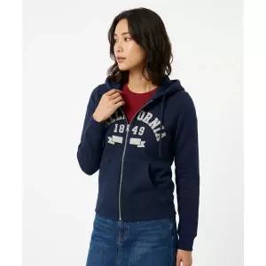 WHO.A.U Signature Slim-fit Patch Hood Zip-up(F) / WHMZG4991F