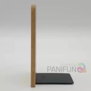 비치우드 원목북엔드 스퀘어형 책정리대 칸막이 장함 홀더장수납함 상책꽂이 보관함 독서용품 진열대 지지