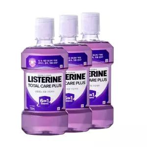 [상쾌 올인원/대용량] 리스테린 가글 토탈케어 플러스 750ml 3개입