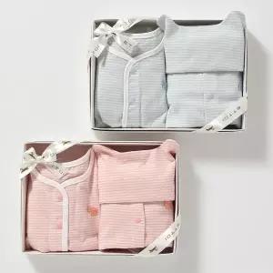 [롯데백화점]에뜨와 2종1택/아티바디수트3PCS SET07T717905/출산,신생아 백일선물,모자,가디건