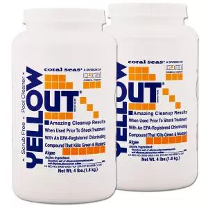 Yellow Out 수영장 염소 충격 강화 2 x 4lb