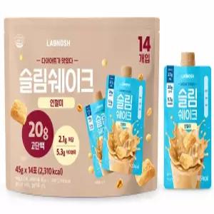 랩노쉬 슬림쉐이크 인절미 45g 14개