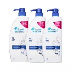 헤드앤숄더 딥클린 샴푸 850ml x3개