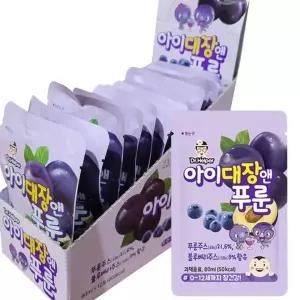 닥터헬퍼 아이대장 앤 푸룬 80ml 12포 아기푸룬주스 유아음료 Tx-WA03FD4 과일야채주스 어린이음료