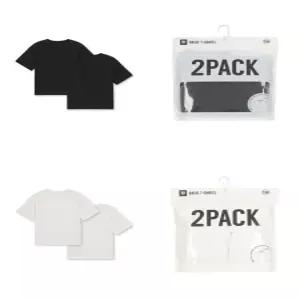[백화점 정품] 25SS 탑텐키즈 MKH5TS3901 공용) 코튼 T (반팔 2PACK)