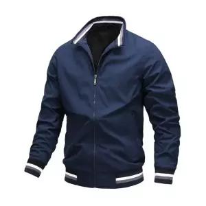위즈아이남성 봄 가을 삼색 카라 바람막이 점퍼 자켓 WI135J 481578
