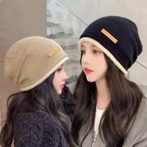 옷자락 레이어드 스타일 니트비니