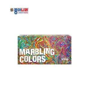 종이나라 비비드 마블링물감 12ml 12색