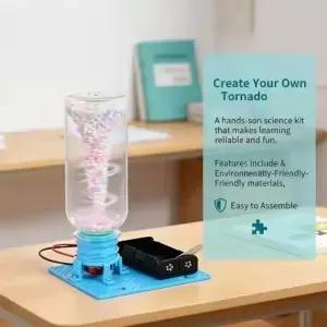 전기 와류 퍼즐 조립 DIY 물리 과학 실험 키트 STEM 교육용 데스크탑 모델