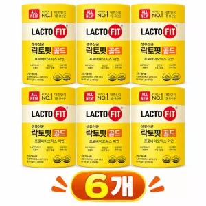 락토핏 골드 50포 6통(300일분) All New 리뉴얼 보장균수 40억CFU