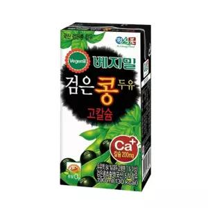 정식품 베지밀 검은콩 두유 고칼슘 190ml x 72팩