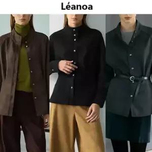 레아노아 26FW 아르떼 FAUX 스웨이드 텍스처 자켓 2종 DM263F0204JK