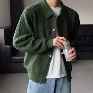 가디건 카디건 CD 아우터 남성 3컬러 베이직 간절기 하찌 니트 카라