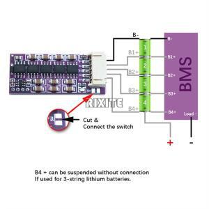 액티브 이퀄라이저 밸런서 보드, 밸런스 모듈, 에너지 전송, 3S 4S 5S BMS 1.5A 리튬 이온 Lifepo4 배터리