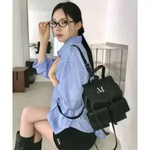 무센트 아렌 투 포켓 레더 미니 백팩 남녀공용
