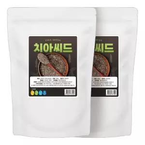 현대농산 수입 치아씨드 1kg 500gx2봉 치아시드 486871