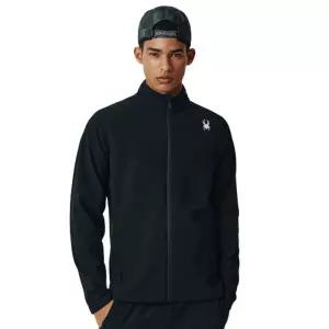 스파이더 에센셜 트리코트 셋업 집업 SPIFCNFT121UBLK 3859019
