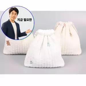지금 필요한 순면 가방 기저귀 누빔 파우치 화장품 복조리