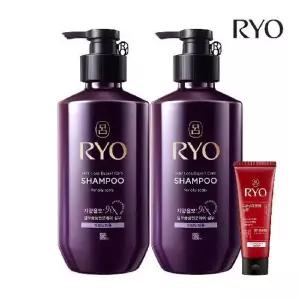 [신라쇼 ONLY] 려 자양윤모 9EX 탈모증상전문케어 샴푸 (지성) 400ml 2개 + 스페셜증정