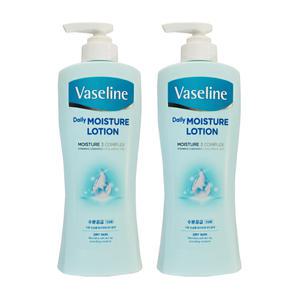 애경 바세린 데일리 모이스처 바디로션 수분공급 건성용 450ml 2개 크림 각질