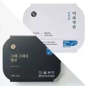 덕화명란 대한민국명장 그때그대로1팩+백명란1팩