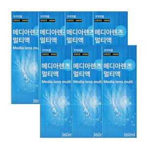 메디아렌즈 소프트렌즈 멀티액 360ml X 7개