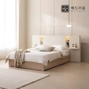 금성침대 베드리움 브리드 LED 원목침대Q+본넬매트