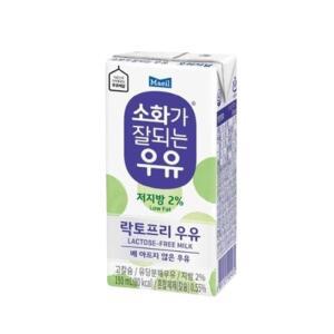 매일 소화가 잘되는 우유 저지방 190ml x 48개