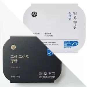 맛있는家 덕화명란 대한민국명장 그때그대로1팩+백명란1팩