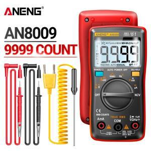 ANENG AN8008/AN8009 미니 디지털 멀티미터 Rm 409b 이중 퓨즈 자동 범위 전기 측정기 True-RMS 트랜지스터