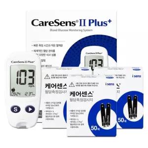 당체크 시험지 150매 혈당체크 케어센스2 + 혈당스트립 혈당측정기