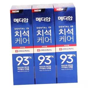 메디안 치석케어 치약 3입 1P 강력한 잇몸질환 예방