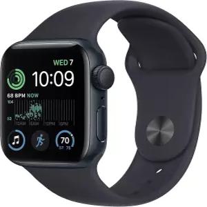 애플워치 SE 2세대 GPS 40mm 미드나잇 알루미늄 케이스 스포츠 밴드 ML