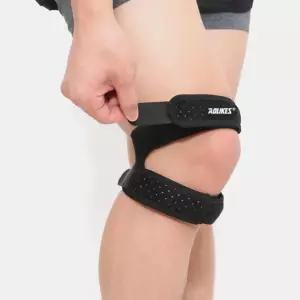 트윈키퍼 실리콘 무릎 보호대 등산 테이핑 무릎보호대 블랙 십자인대 압박 5F3C3