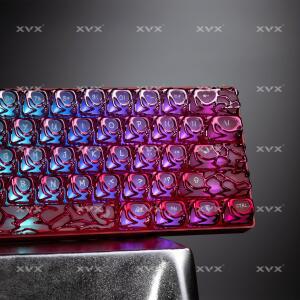 XVX 베놈 키캡 세트 ABS+PC 핑크 그라데이션 커스텀 DIY 키보드 키 61키
