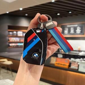BMW 호환 호환 218i 220i 740i 5시리즈 G60 X1 X2 X5 X6 X7 I5 I7 G05용 신형 메탈 가죽 자동차 키 케이스