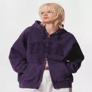 WHMZG4991U 스타필드 수원점 후아유 남녀공용 Vintage Dyed USA Hood Zip-up(Over-fit)