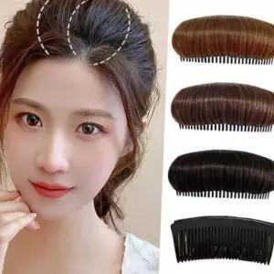 정수리 윗머리 볼륨 부분가발 머리뽕 빗핀 여성 가발 헤어볼륨