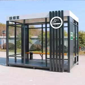 흡연실 실내흡연부스 조립식 이동식 흡연장 흡연구역 간이 휴게실 냉난방 방연 환기