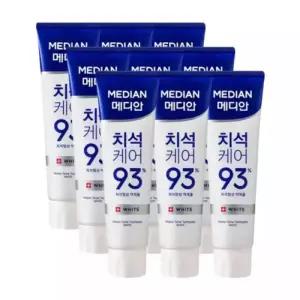 메디안 치석케어 화이트 치약 120g 9개