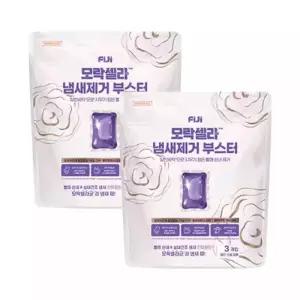 온세상 피지 모락셀라 냄새제거 부스터 캡슐 화이트머스크향 26입, 2개